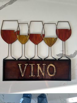VINO Metal wall Decor