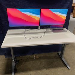 60x30 Electric Height Adjustable Tables! We Also Have Ergonomic Chairs And Monitor Arms!