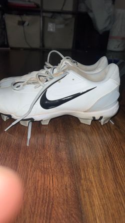 Nike Baseball Cleats White and Black