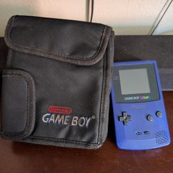 Gameboy Color With Pouch