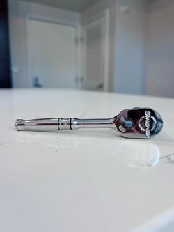 Snap On Tool 1/4” Socket Wrench with 12” Socket