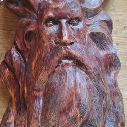 Wood Carving, Old Man