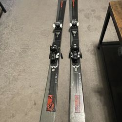 Salomon stance 84 all mountain skis with bindings - 177cm