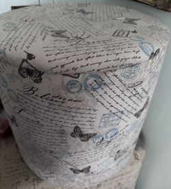 Small storage ottoman