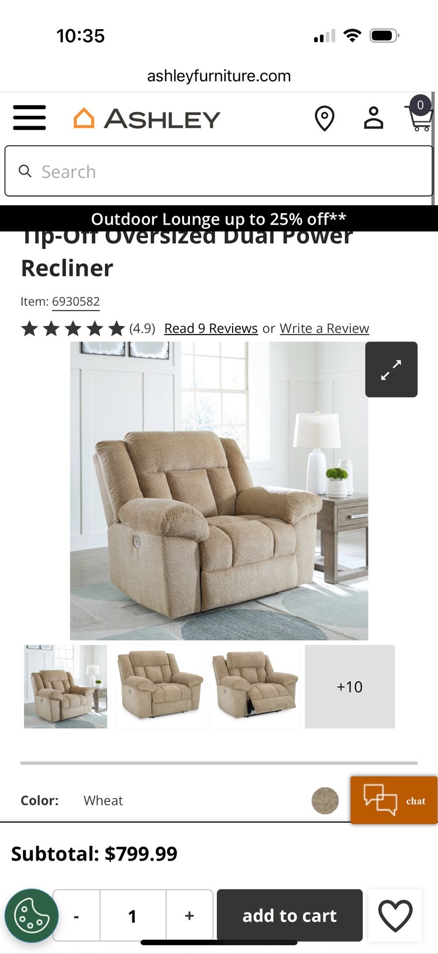 Mueble Reclinable Eléctrico