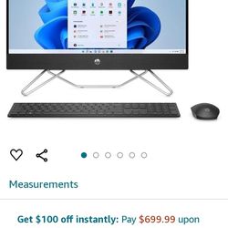 HP 23.8" All-in-one Computer