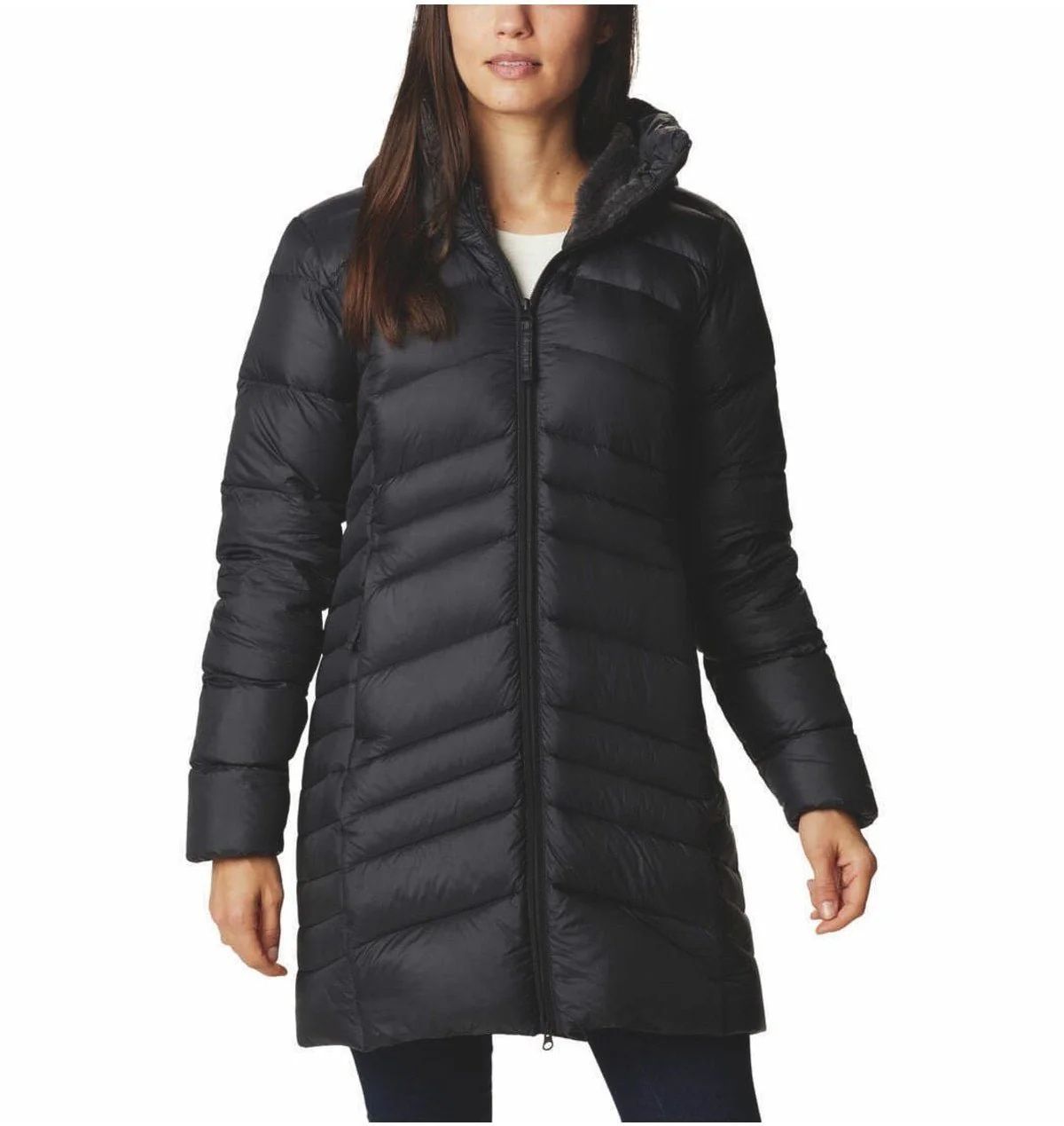 Columbia Women's Autumn Park Down Hooded Mid Jacket 3x