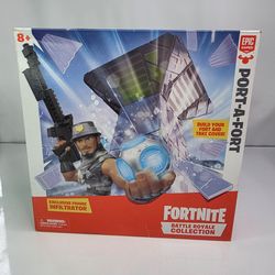 Fortnite Battle Royale Collection: Port-A-Fort Playset & Infiltrator Figure.