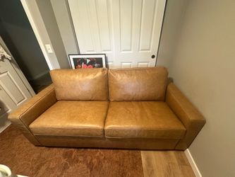 2 seater faux leather couch