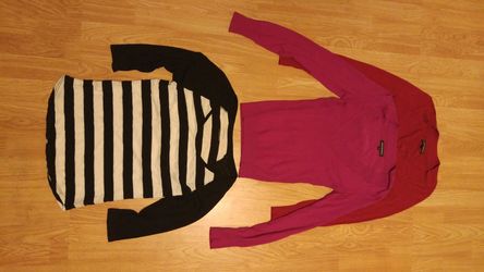 3 Women's Medium Express Shirts Blouses