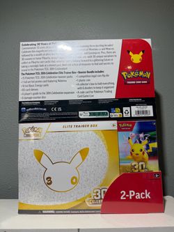 Pokémon TCG 30th Celebration Elite Trainer Box  2-Pack