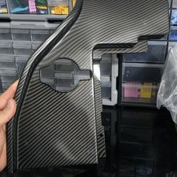 Charger Chrysler 300/300c 2015-2024 Fluid Reservoir Protection Cover Trim Accessories Carbon Fiber