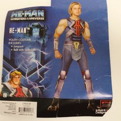 He Man MASTERS OF THE UNIVERSE BOYS HALLOWEEN COSTUME FOR SALE 