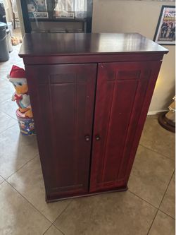 Dark wood Storage cabinet
