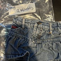 Guess Baby Skirt With Diaper Cover Size 12 Months
