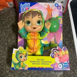 Baby Alive Dino Cuties Ensemble-1 Item!($$29.97+ Value)