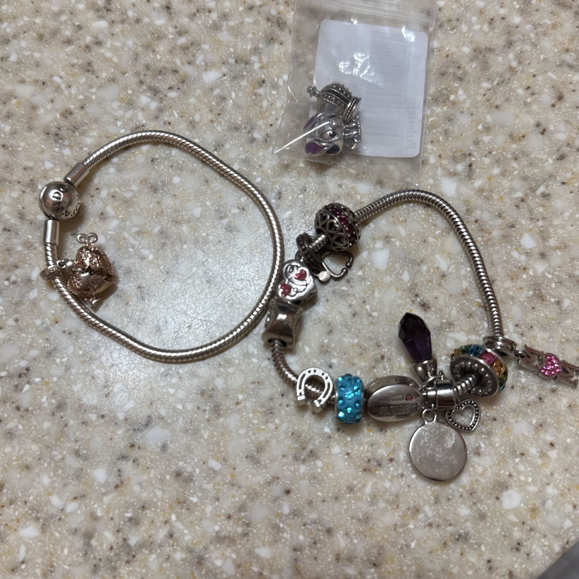 2 Sterling silver PANDORA bracelets