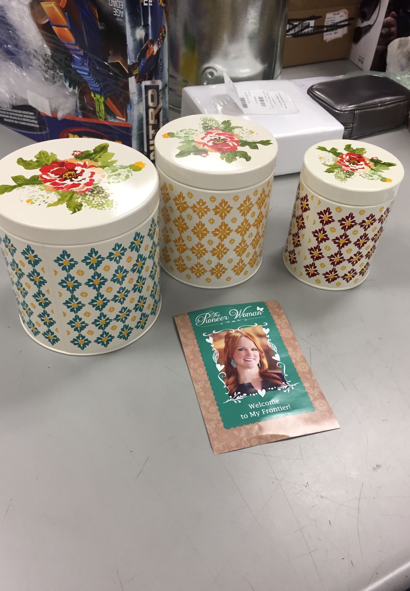 Pioneer Woman Stackable Canister Set for Sale in Bethel Park, PA - OfferUp