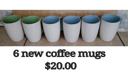 6 new mugs