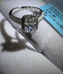 Beautiful Emerald Cut Moissanite