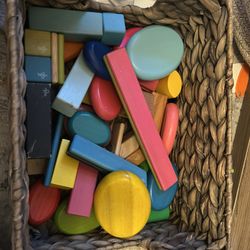 Montessori Wooden Stackable Blocks 