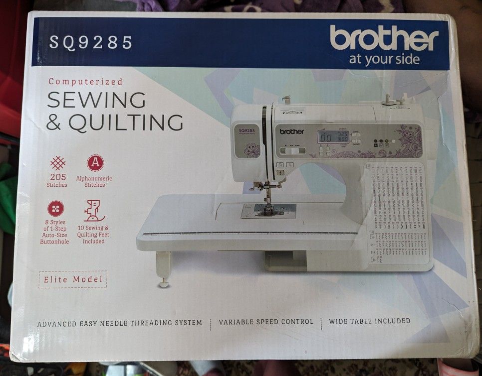 Brother SQ9285 Computerized Sewing Machine
