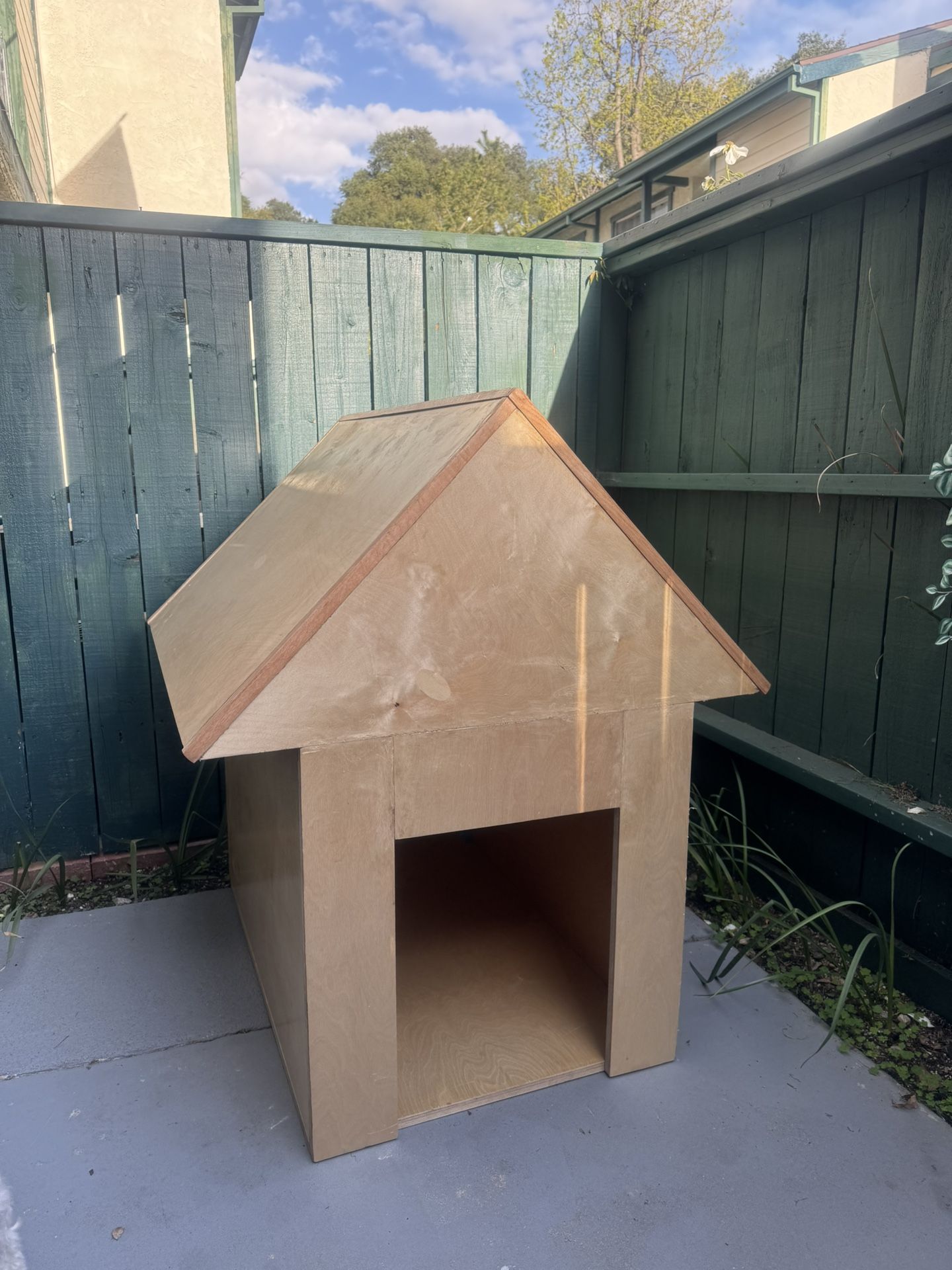 Handmade Wood Dog House