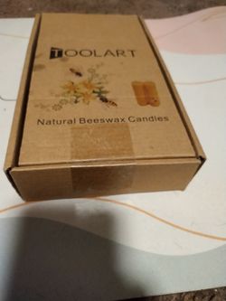 ToolArt Multicolored Natural Beeswax Candles