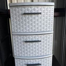 Grey Sliding Dresser 