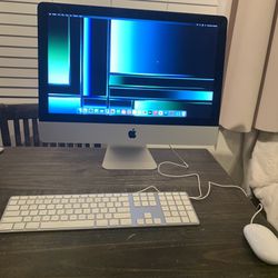 2017 Apple iMac 21.5-inch 4k Retina Display 16gb Ram 1tb Hdd . Ventura macOS. Wired Keyboard and Mouse.  Works great   Very good condition   