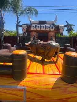 Mechanical bull 14x14 ready to party