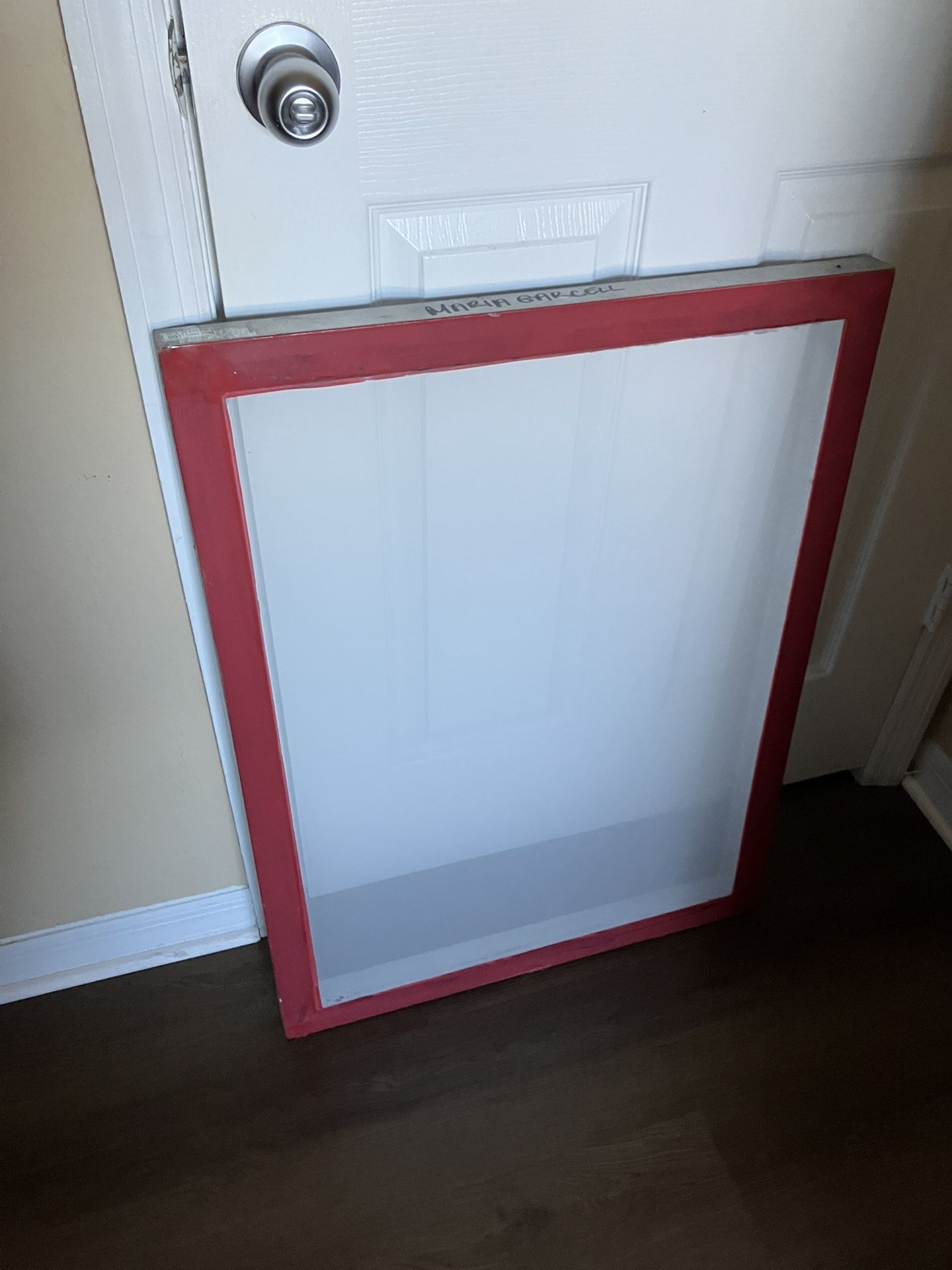Aluminum screen printing frame