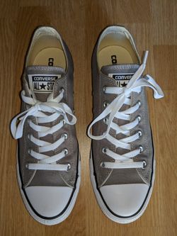 Converse All Star. Never worn out of the house. Light grey/White. Men's 7.5