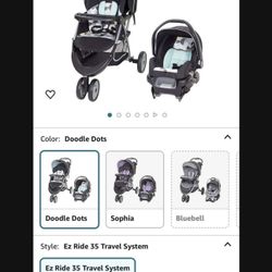 Baby Trend Baby Stroller And Car Seat Combo Set 