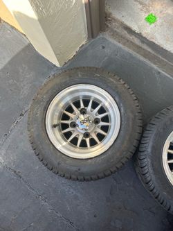 Golf Cart Wheels and Tires Set