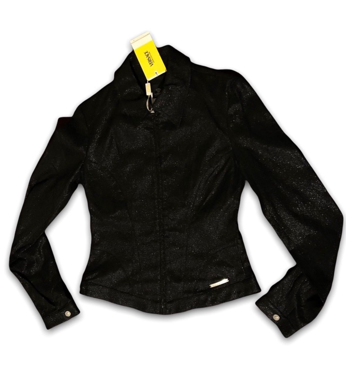 Versace Jeans Couture Black Jean Jacket Size XS