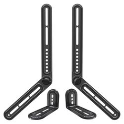Soundbar Mount Bracket for Mounting Above or Under TV Fits Most of Sound Bars Up to 15 Lbs