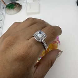 925 Sterling Silver High Quality Ring Size 8 Anillo Dr Plata Italiana 