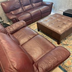 Leather-like Sofa Set