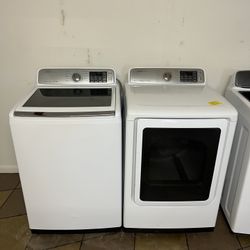 Samsung Top Load Washer &  Dryer Set-60 DAY WARRANTY 