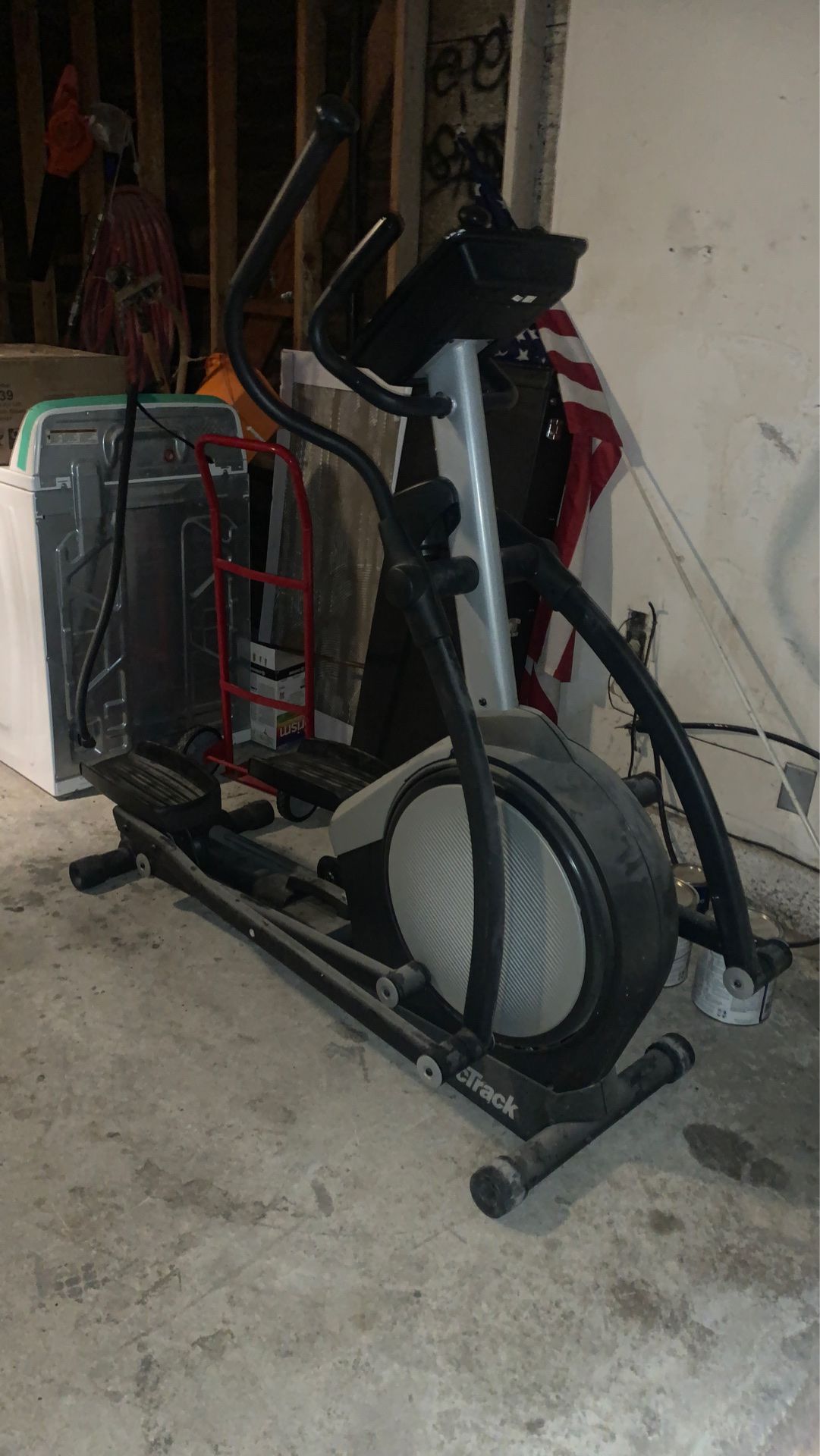 Nordictrack elliptical . Trade for weight bench and weights. FREE ab lounge with purchase of Elliptical