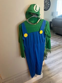 Luigi Halloween Costume with Hat