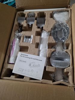GEOOROOD PET GROOMING KIT AND VACCUM