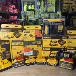 DeWALT 20V/60V Batteries + Chargers ⚠️