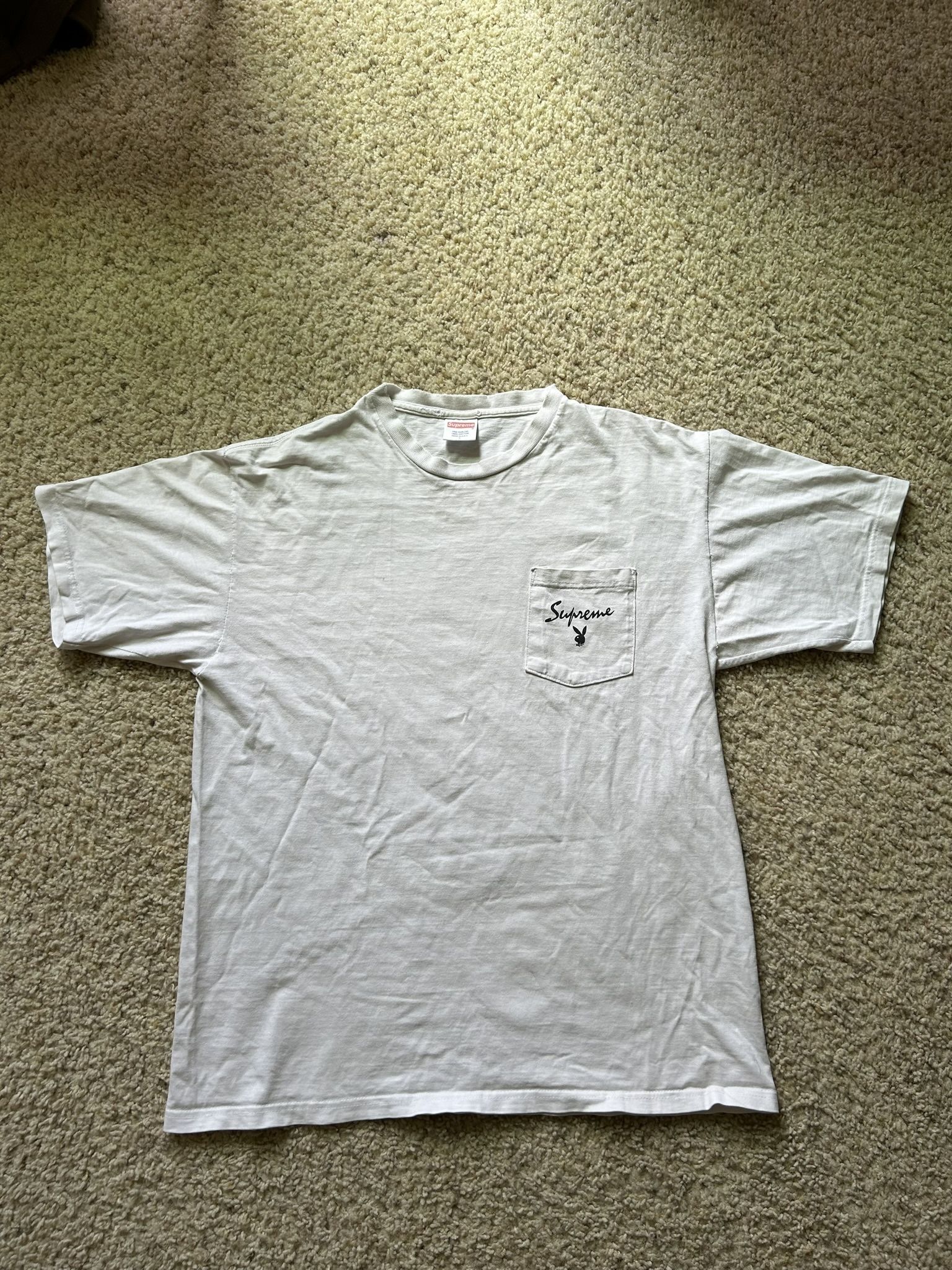 新品未使用 Supreme playboy pocket tee Supreme Playboy Pocket Tee Black Men's - FW18 - US
