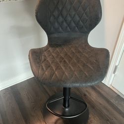 Leather Bar Stool