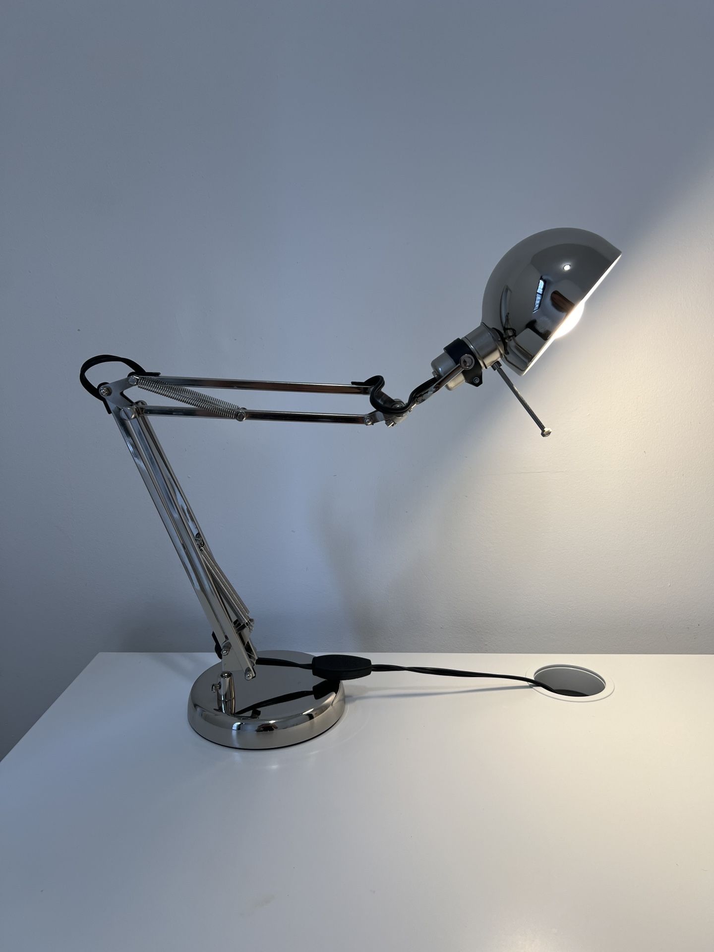 Work Lamp - Nickel Plated