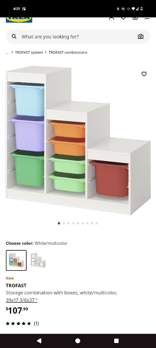 IKEA TROFAST
Storage combination with boxes