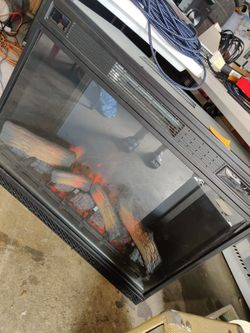 Electric Fireplace With Remote