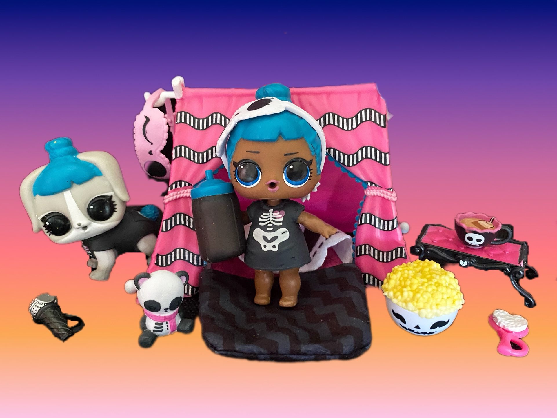 LOL Surprise OMG Doll Sleepy Bones With Tent & Accessories